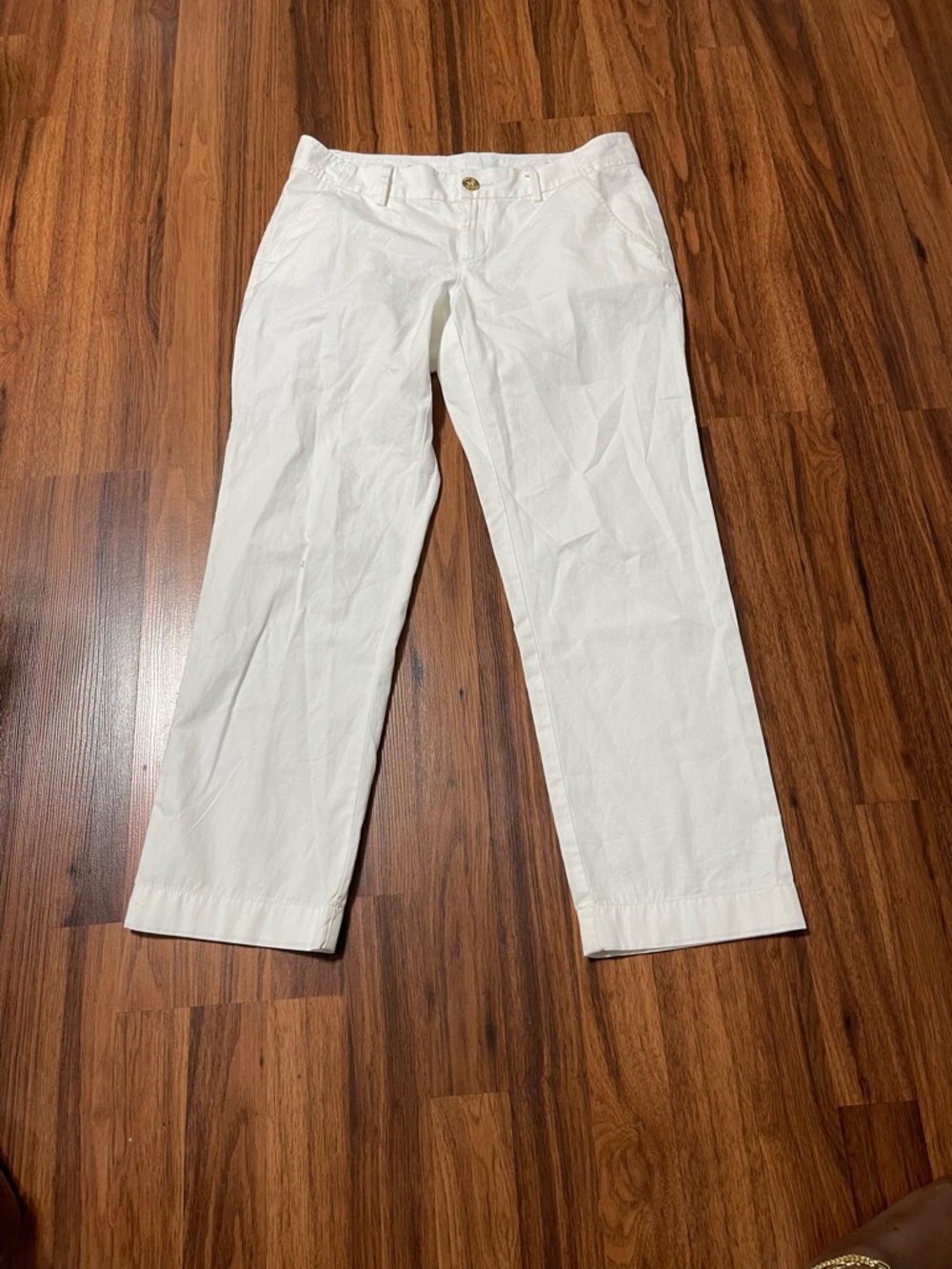Lilly Pulitzer Coconut Walk cropped pants size 4